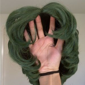 Green Costume Wig